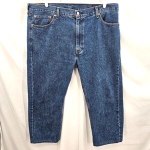 Levi's‎ 505 Jeans Men's Straight Leg Size 42 Blue Denim Please Read Description.